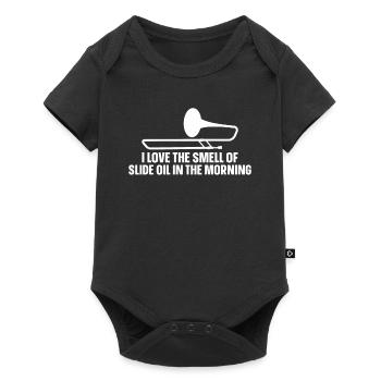 Marching Band Trombone Love Brass Band Trombone - Body à manches courtes Premium Bébé - noir - Devant