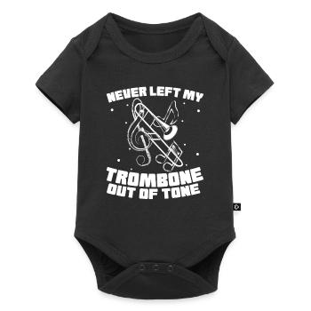 Spielmannszug Trombone drôle - Body à manches courtes Premium Bébé - noir - Devant