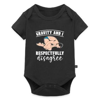 Plongeur Jumper Drôle - Body à manches courtes Premium Bébé - noir - Devant