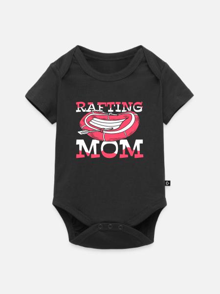 Rafting Wildwasser Rafting - Baby Premium Kurzarmbody - Schwarz