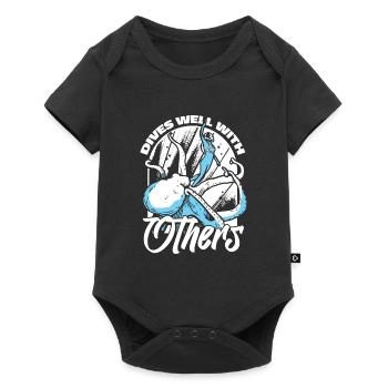 Diving Diver Funny Commercial Diving - Baby Premium short-sleeve bodysuit - black - Front