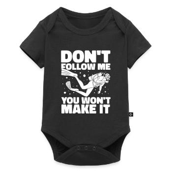 Diving Diver Commercial Diving - Baby Premium short-sleeve bodysuit - black - Front
