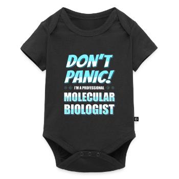 Biology Biologist Witzig Molecular Biologist - Baby Premium short-sleeve bodysuit - black - Front