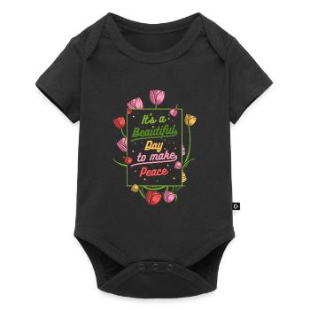 Tulipes Tulipes - Body à manches courtes Premium Bébé - noir - Devant