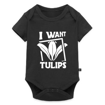 Tulipes Tulipes - Body à manches courtes Premium Bébé - noir - Devant