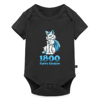 Furry Fandom Fursuits Mignon - Body à manches courtes Premium Bébé - noir - Devant