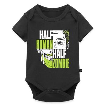Zombie Halloween Cool - Body à manches courtes Premium Bébé - noir - Devant