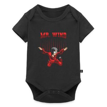 Indoor Skydiving Cool Indoor Fallschirmspringen - Baby Premium short-sleeve bodysuit - black - Front