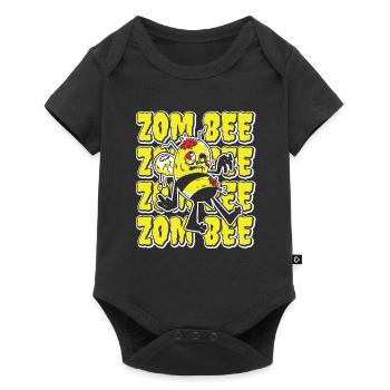 Zombie Halloween Bee - Baby Premium short-sleeve bodysuit - black - Front