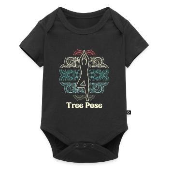 Yoga Cool - Body à manches courtes Premium Bébé - noir - Devant