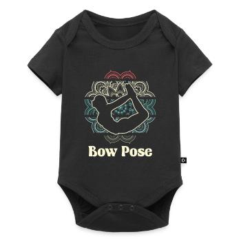Yoga Cool - Body à manches courtes Premium Bébé - noir - Devant
