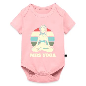 Yoga Girl - Baby Premium short-sleeve bodysuit - rose - Front