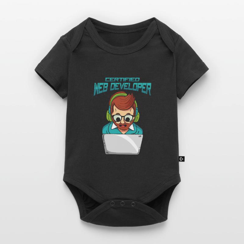 Web Developer Web Developer Certified Baby Premium short-sleeve bodysuit