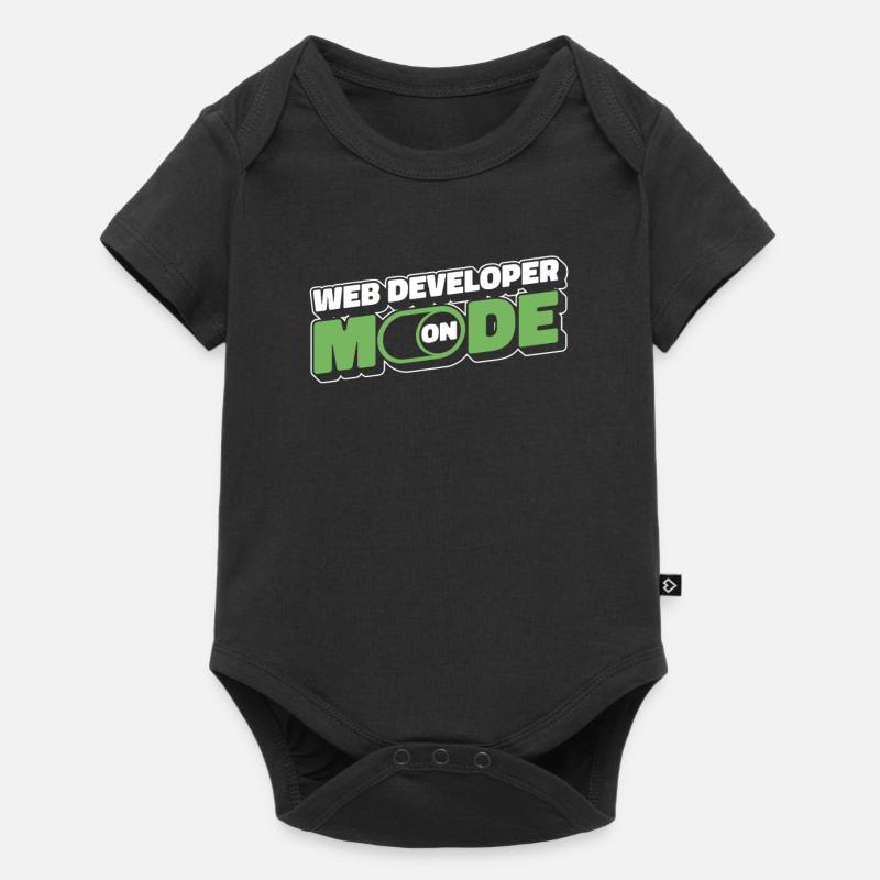 Web Entwickler Webdeveloper Modus An - Baby Premium Kurzarmbody - Schwarz