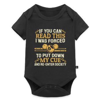 Billiards - Baby Premium short-sleeve bodysuit - black - Front