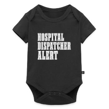 Notruf Leitstelle Einsatzzentrale Krankenhaus - Baby Premium Kurzarmbody - Schwarz - Vorne