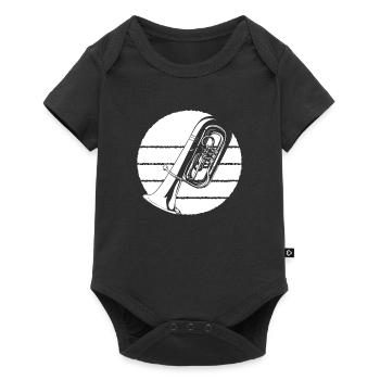 Fanfare procession tuba - Baby Premium short-sleeve bodysuit - black - Front