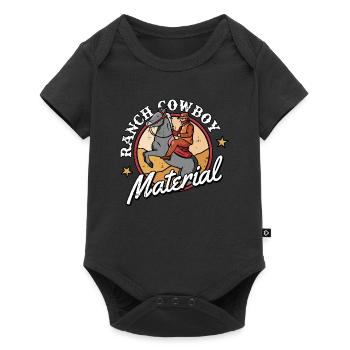 Rodeo Cowboy Ranch Cowboy - Baby Premium short-sleeve bodysuit - black - Front