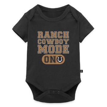 Rodeo Cowboy Humor Ranch Cowboy - Baby Premium Kurzarmbody - Schwarz - Vorne