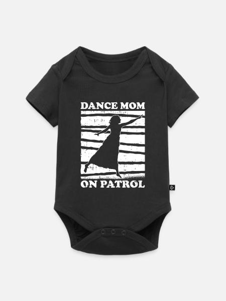 Mom Mutter Mutter Tanz Mutter - Baby Premium Kurzarmbody - Schwarz