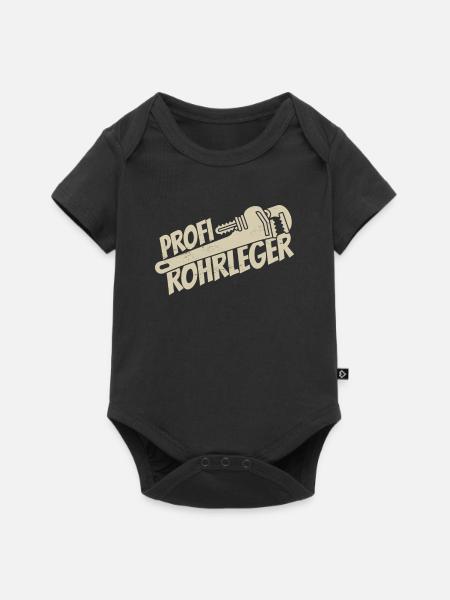 Rohrleitungsbauer Fachmann - Baby Premium Kurzarmbody - Schwarz