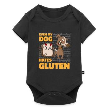 Gluten Free Dog - Baby Premium short-sleeve bodysuit - black - Front