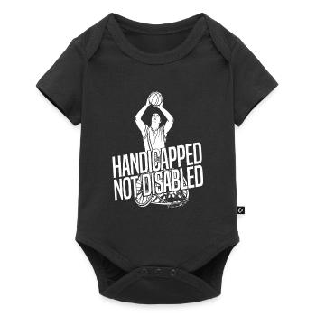 Wheelchair Wheelchair Disabled - Baby Premium short-sleeve bodysuit - black - Front