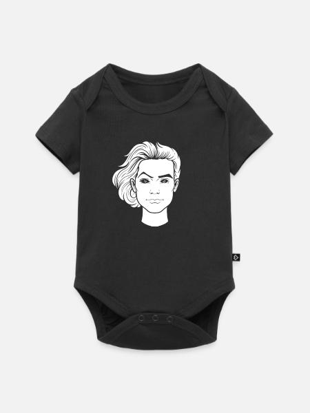 Drag Queen - Baby Premium Kurzarmbody - Schwarz