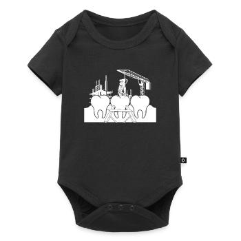 Zahnarzt Dentist - Baby Premium Kurzarmbody - Schwarz - Vorne