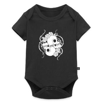 Gothic Skull - Baby Premium short-sleeve bodysuit - black - Front