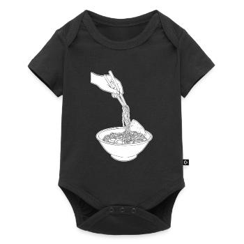 Ramen - Baby Premium Kurzarmbody - Schwarz - Vorne