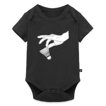 Badminton Federball - Baby Premium short-sleeve bodysuit - black - Front