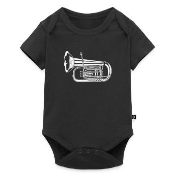 Fanfare Train Tuba - Body à manches courtes Premium Bébé - noir - Devant