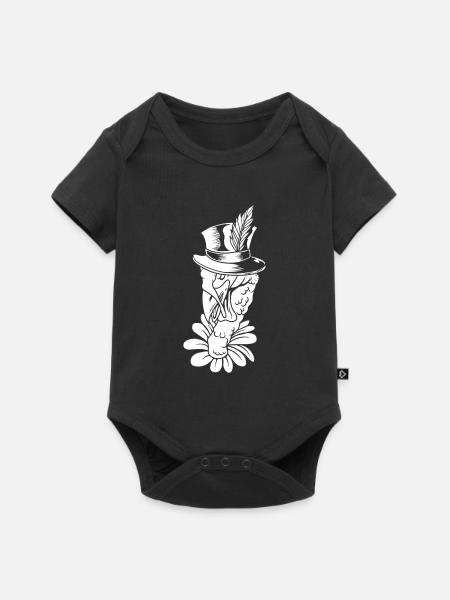 Thanksgiving Hut - Baby Premium Kurzarmbody - Schwarz