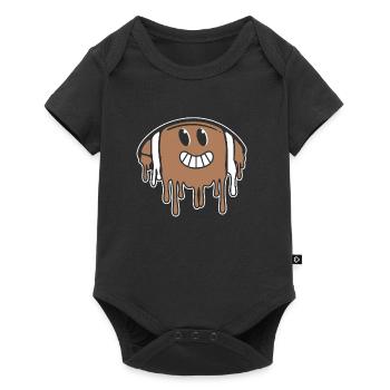 American football - Baby Premium short-sleeve bodysuit - black - Front