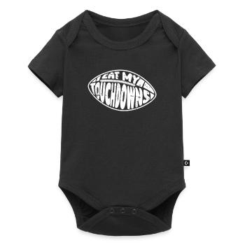 Football Américain Drôle - Body à manches courtes Premium Bébé - noir - Devant