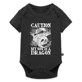 Année du Dragon 2024 - Body à manches courtes Premium Bébé - noir - Devant