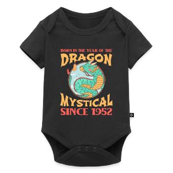 Année du Dragon 2024 - Body à manches courtes Premium Bébé - noir - Devant