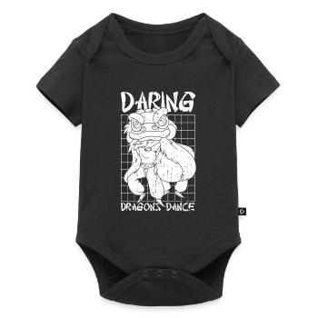 Année du Dragon 2024 - Body à manches courtes Premium Bébé - noir - Devant