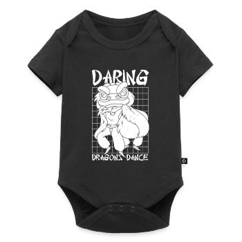 Année du Dragon 2024 - Body à manches courtes Premium Bébé - noir - Devant
