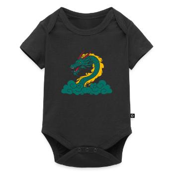 Année du Dragon 2024 - Body à manches courtes Premium Bébé - noir - Devant