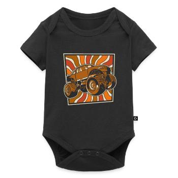Monster Truck - Body à manches courtes Premium Bébé - noir - Devant