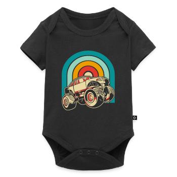 Monster Truck - Body à manches courtes Premium Bébé - noir - Devant
