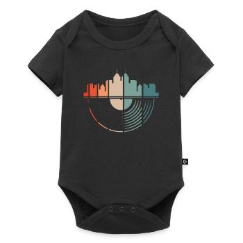 Vinyl Record Collector - Baby Premium short-sleeve bodysuit - black - Front