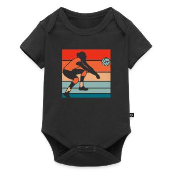 Volley-ball Volley-ball - Body à manches courtes Premium Bébé - noir - Devant