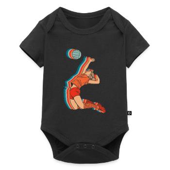 Volley-ball Volley-ball - Body à manches courtes Premium Bébé - noir - Devant