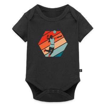 Volleyball Volleyballer - Baby Premium short-sleeve bodysuit - black - Front
