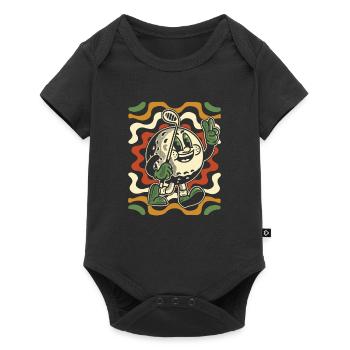 Golf Golfer Golfen - Baby Premium Kurzarmbody - Schwarz - Vorne
