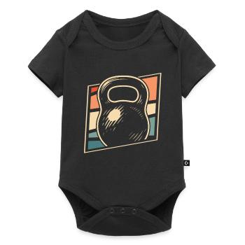 Fitness - Baby Premium short-sleeve bodysuit - black - Front