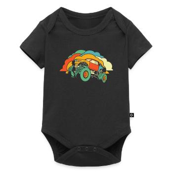 Monster Truck - Body à manches courtes Premium Bébé - noir - Devant
